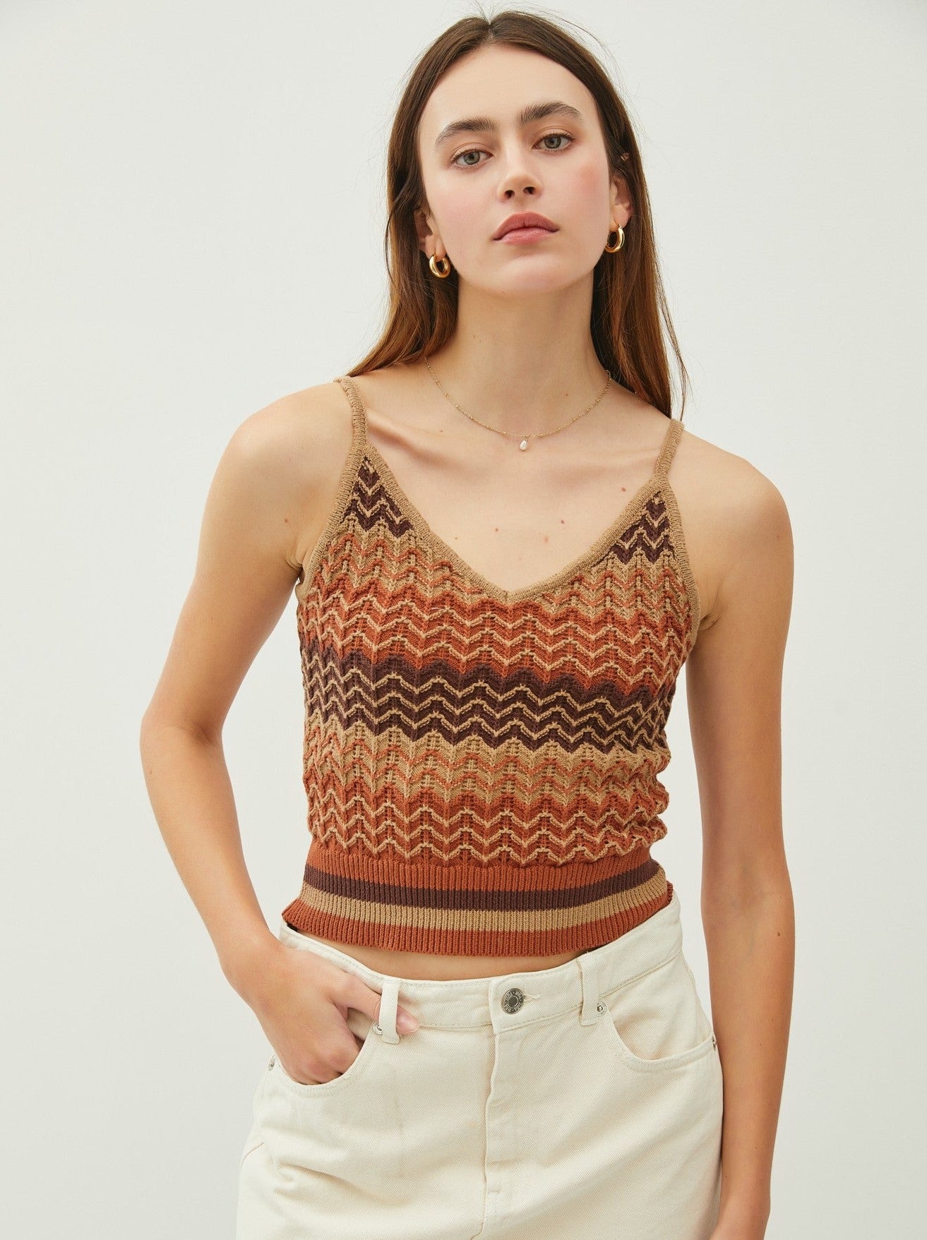 Chunky Ribbed Sweater Tank