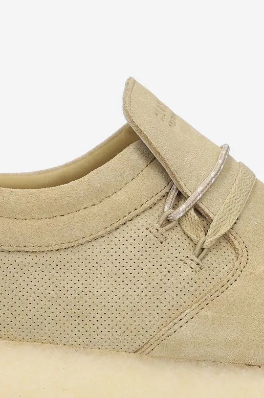 Clarks suede shoes x Ronnie Fieg Maycliffe beige color 26170245