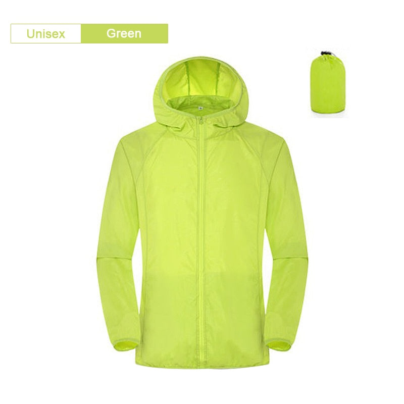 Clothes Quick Dry Skin Windbreaker With Pocket