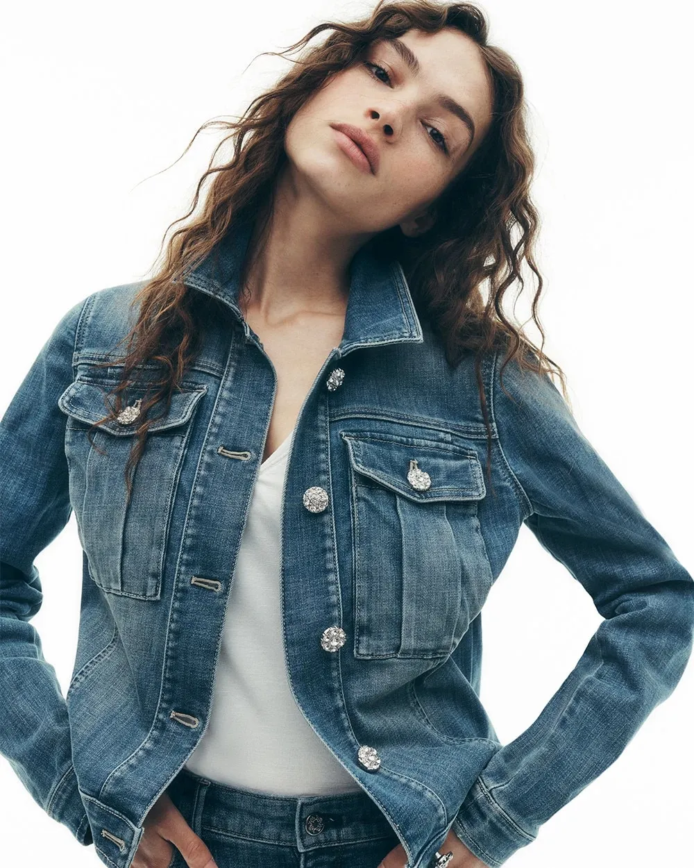 Cropped Denim Jacket