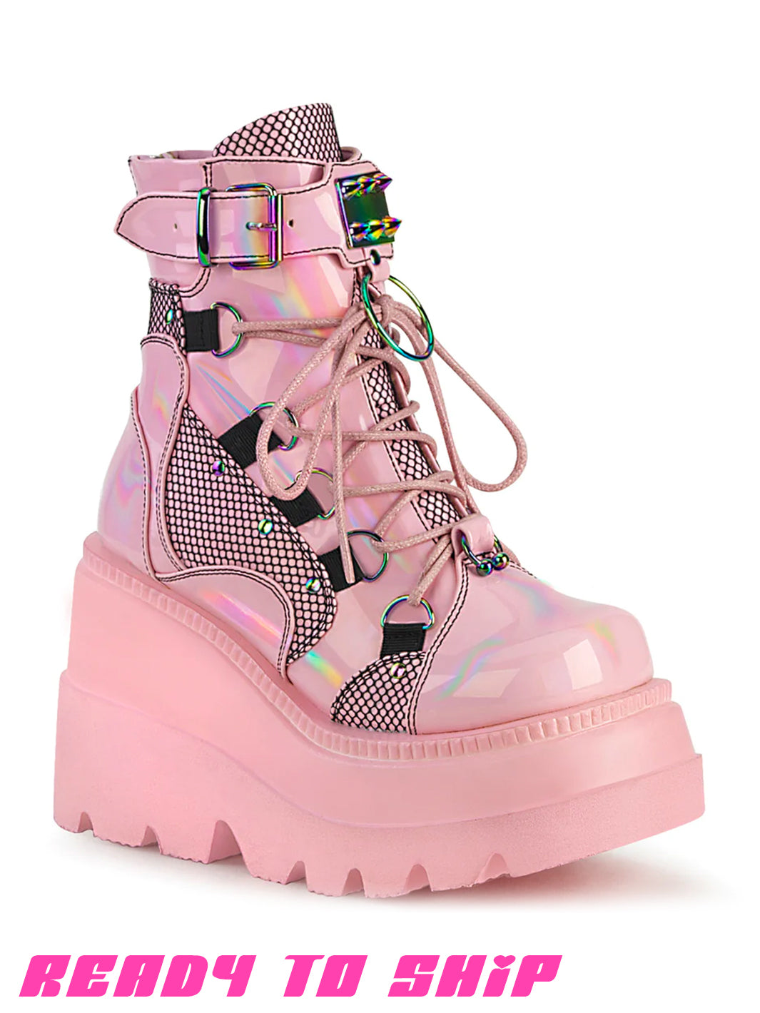 DEMONIA SHAKER 60 BOOTS - PINK