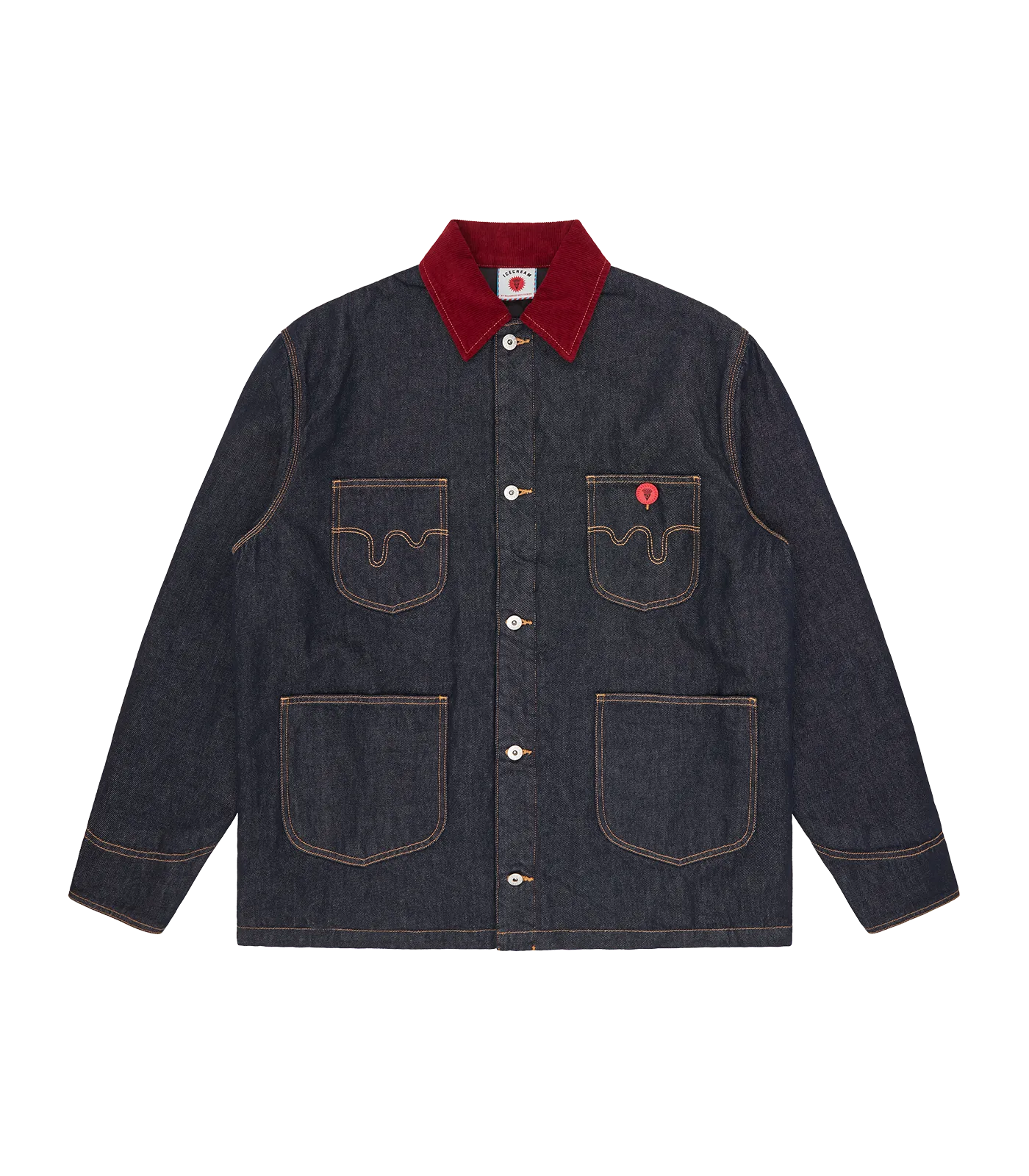 DENIM CHORE JACKET - INDIGO