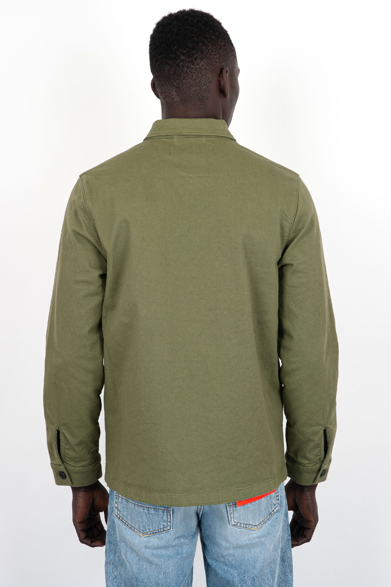 Department Five Overshirt Broz Cotone Verde Militare