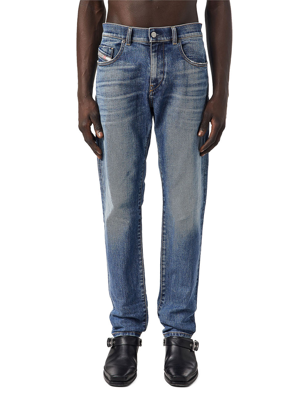 Diesel Jeans Uomo D-Strukt A03558 Stone wash