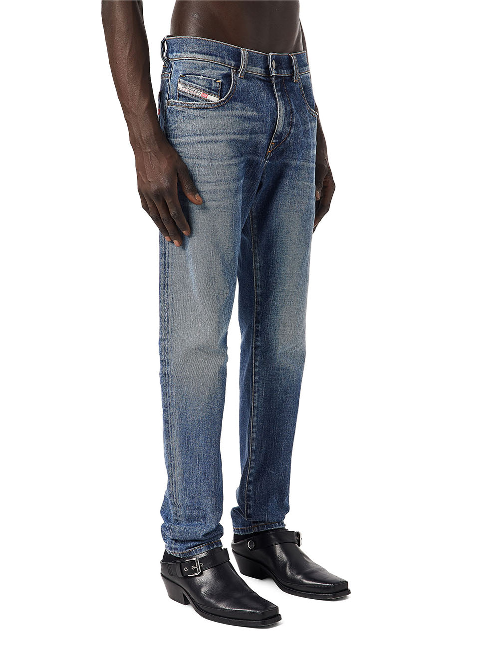 Diesel Jeans Uomo D-Strukt A03558 Stone wash