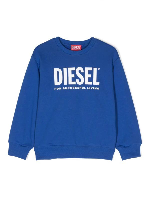 Diesel Sweater Logo Blue