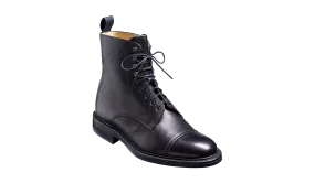 Donegal - Black Grain - Mens Top-cap Boot