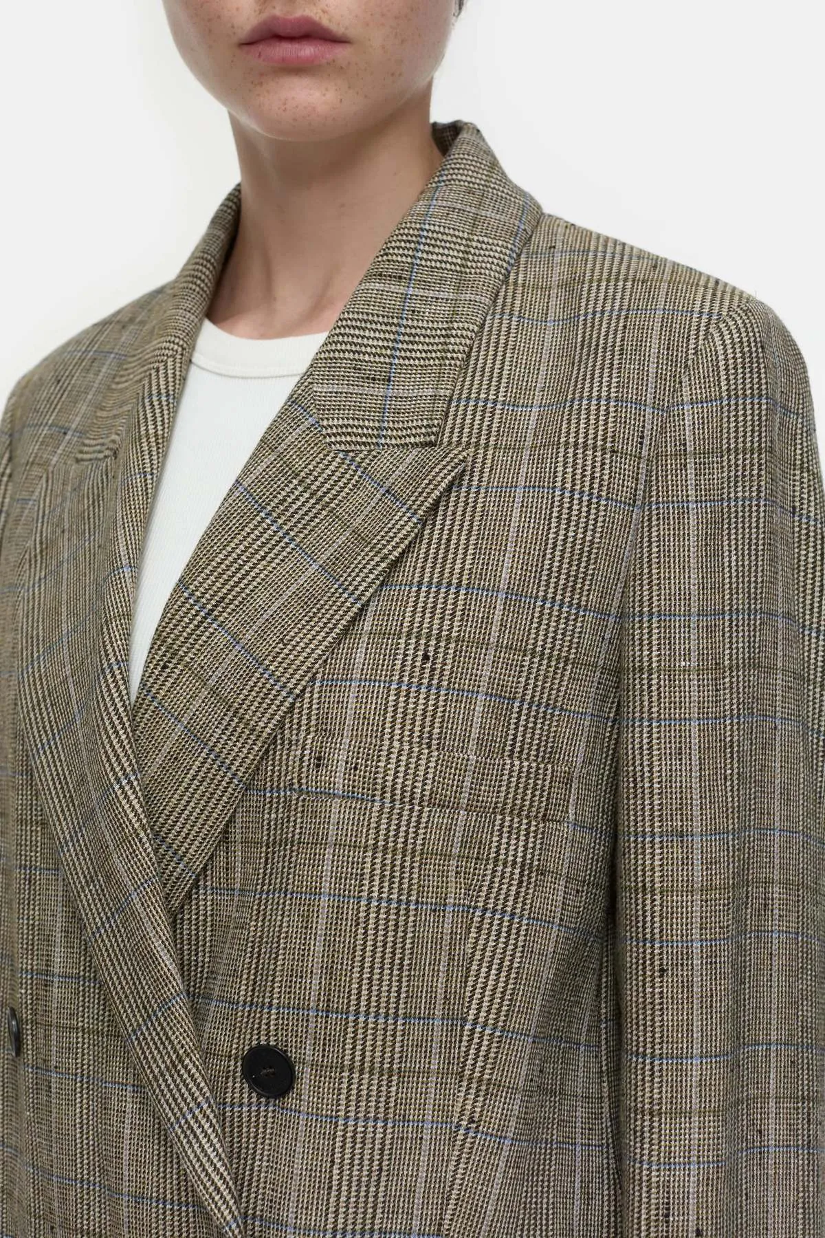 Double-Breasted Blazer - Multi Color