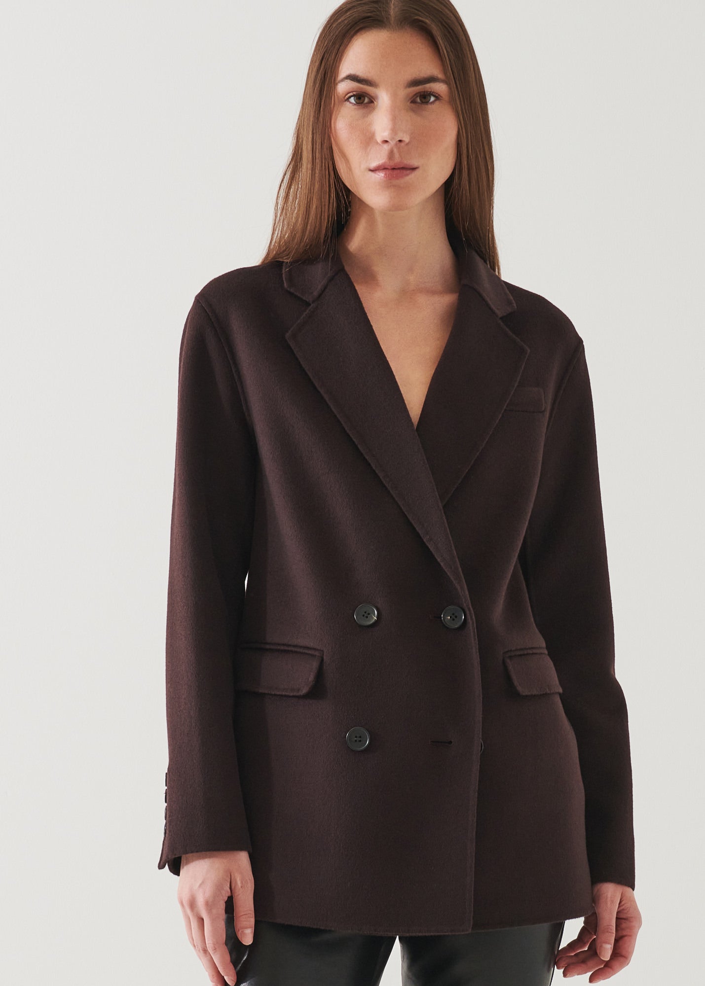 DOUBLE BREASTED CASHMERE BLAZER