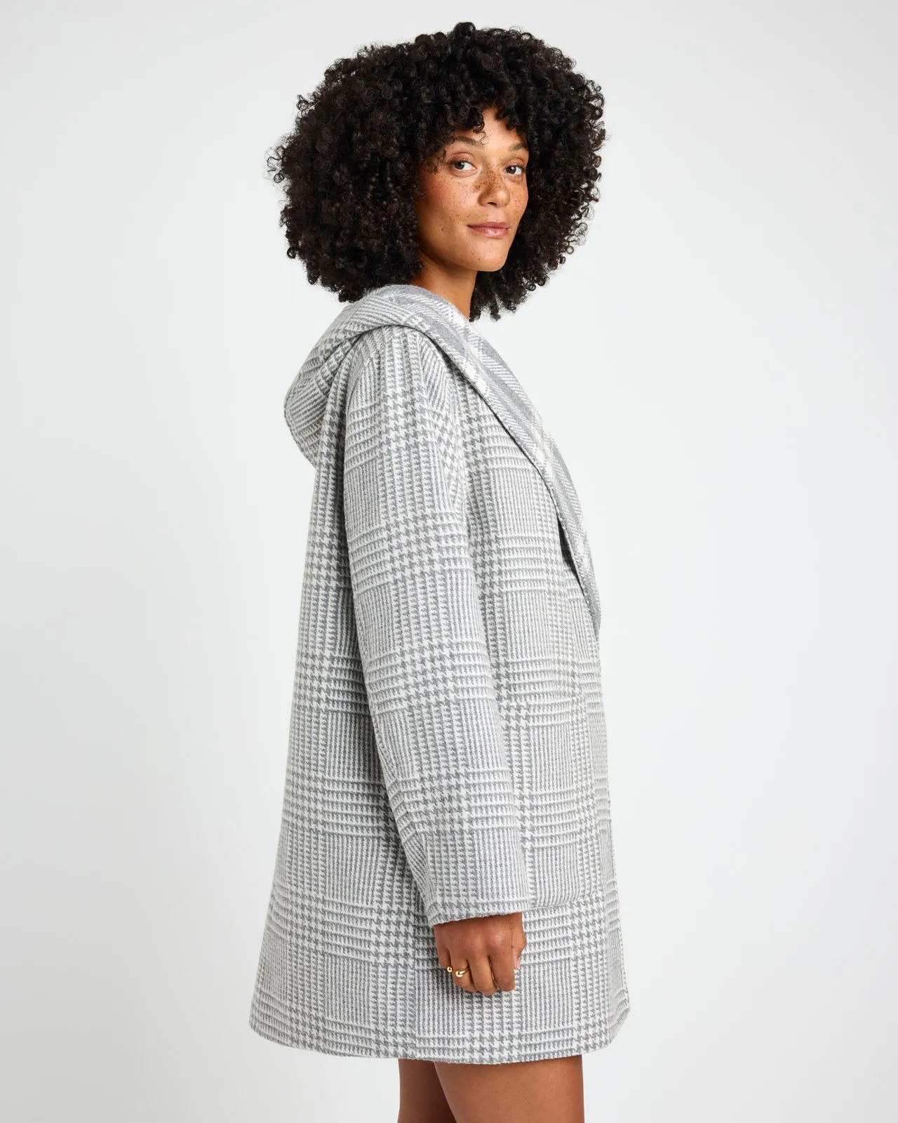 Elliott Reversible Plaid Coat