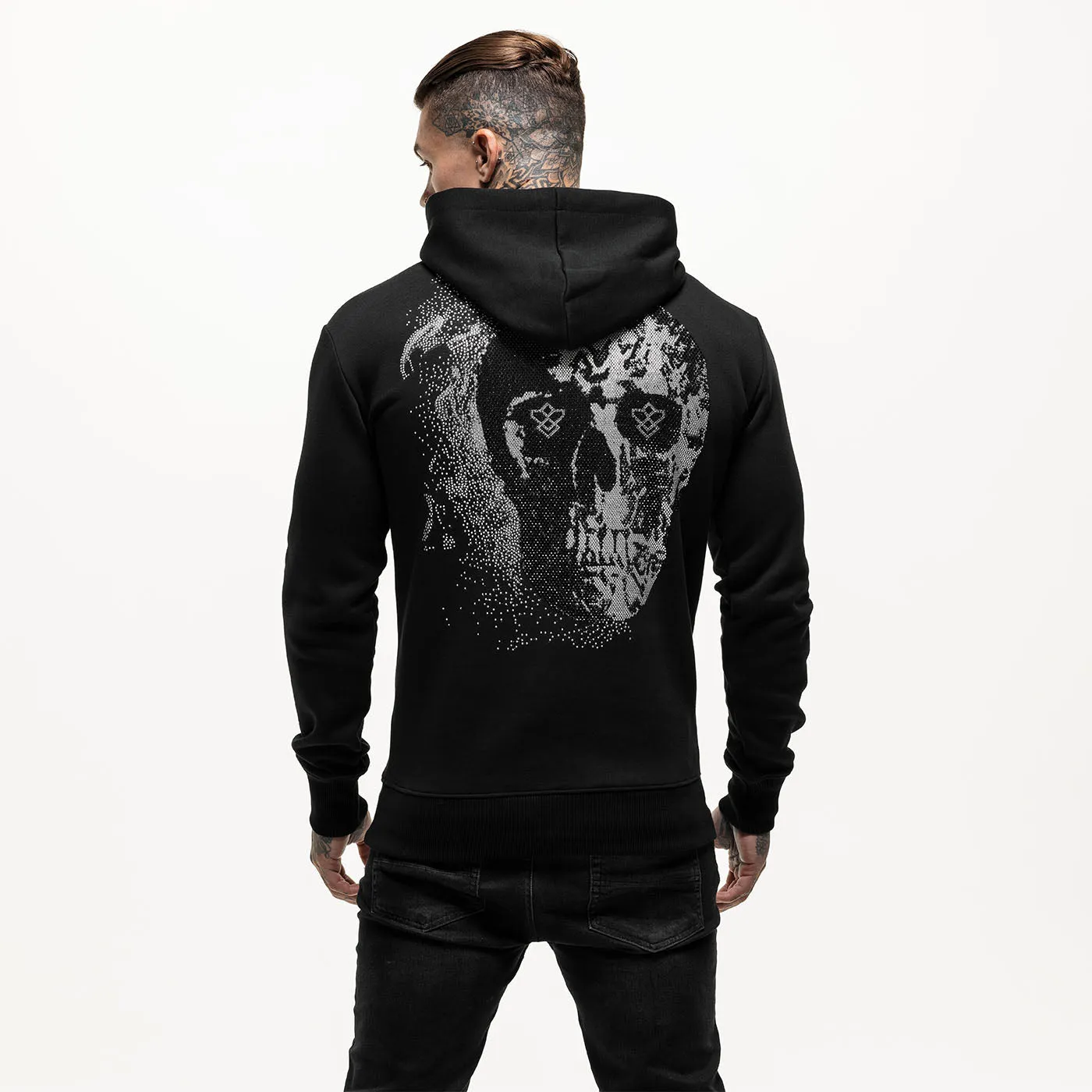 Embellished Skull Hoodie