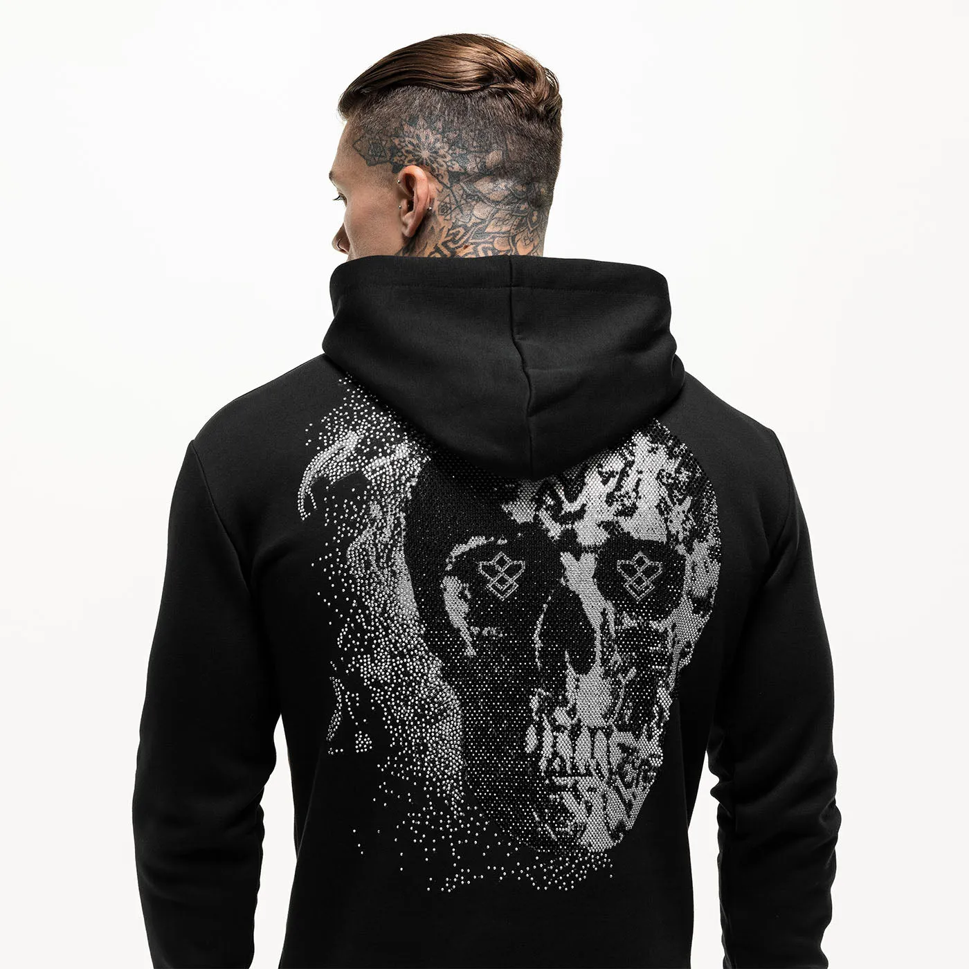 Embellished Skull Hoodie