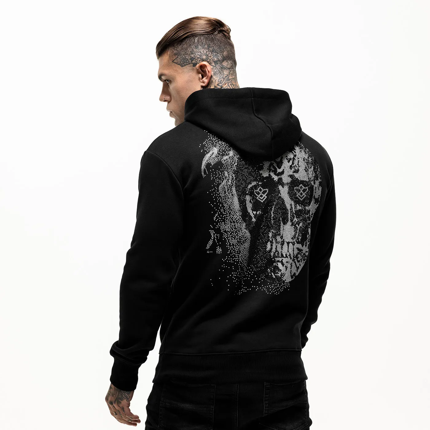 Embellished Skull Hoodie