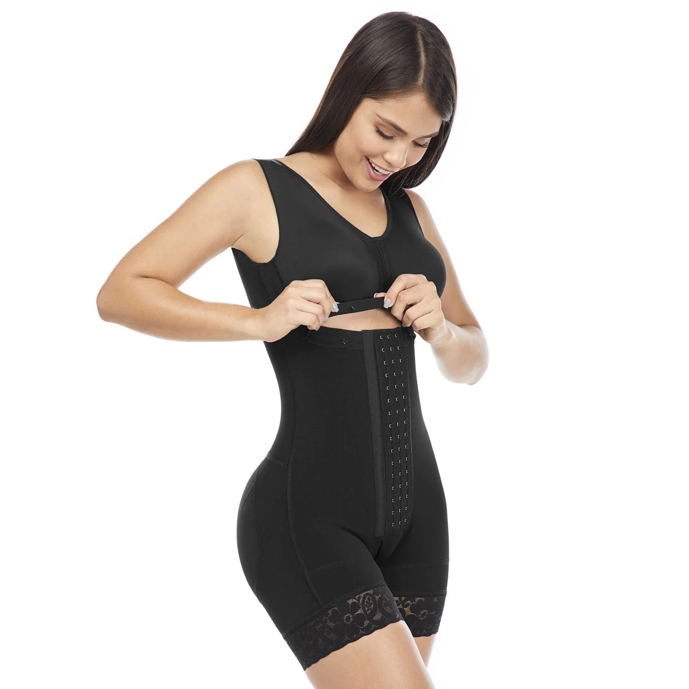 FAJAS MARIAE FQ102 | POST OP SHAPEWEAR FOR WOMEN | BRA & MID THIGH | POWERNET