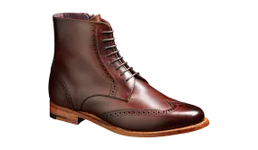 Faye - Walnut Calf Leather Boot