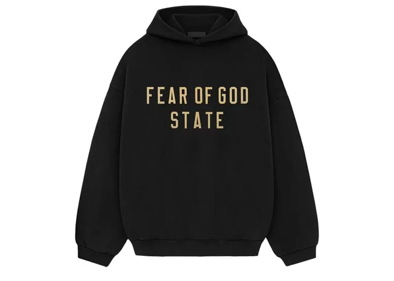 Fear of God Essentials Fleece Hoodie Black