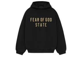 Fear of God Essentials Fleece Hoodie Black