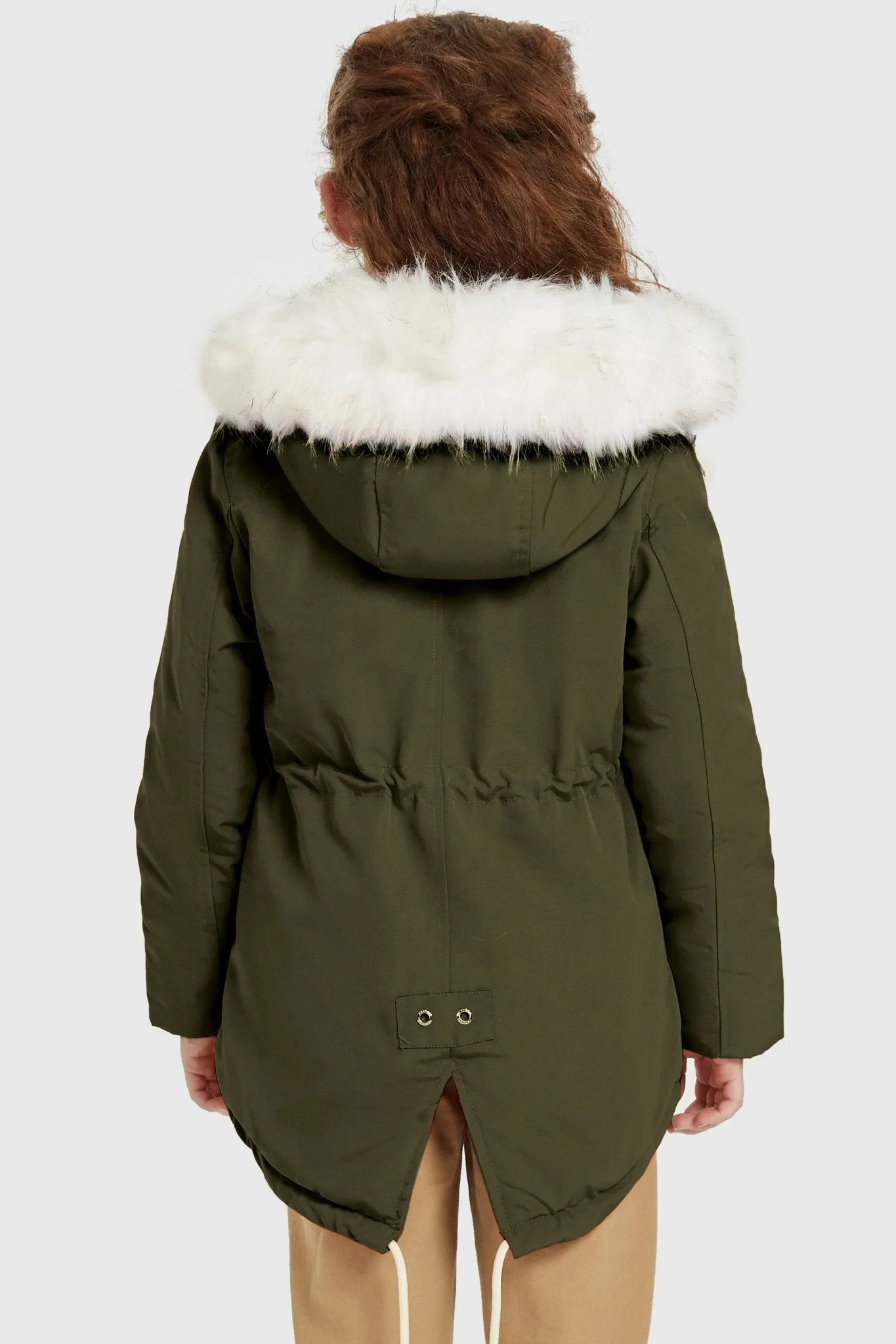 Fleece Lined Winter Coat with Hood