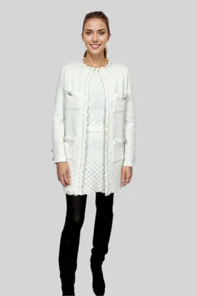 Flora Coat in Off-White