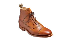 Foley - Tan Soft Grain Mens Toe Cap Boot