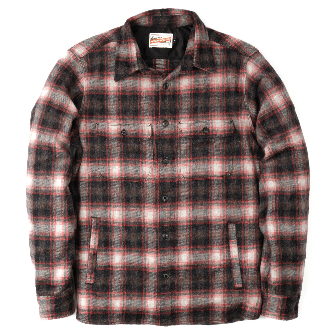 Freenote Cloth Alta - Black Plaid Wool