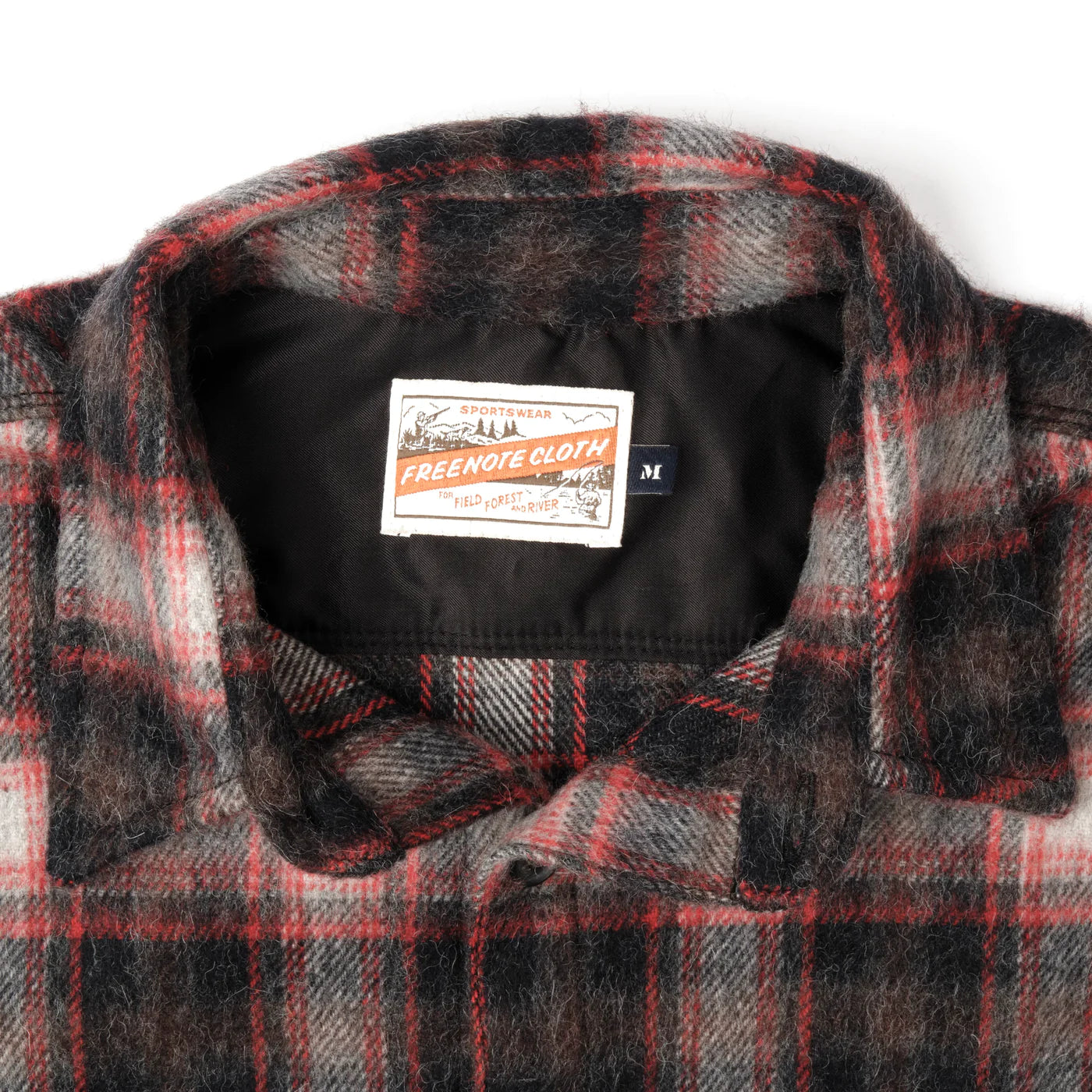 Freenote Cloth Alta - Black Plaid Wool