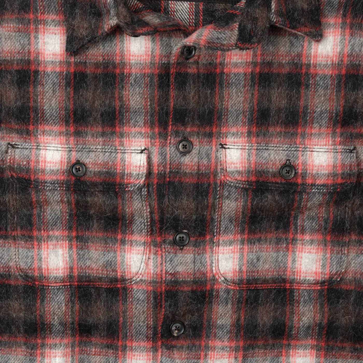 Freenote Cloth Alta - Black Plaid Wool