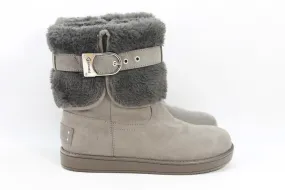 G By Guess Aussie Women's Grey Boots 5.5M(ZAP18200)