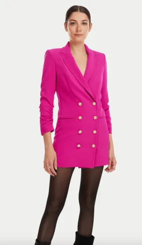 Generation Love Gwen Blazer Dress in Hot Pink