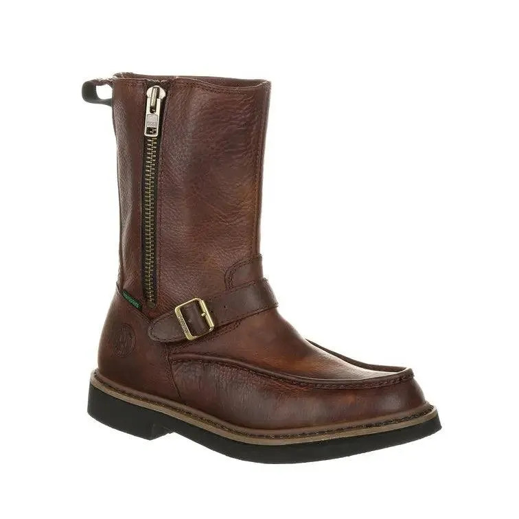 Georgia Boot Side-Zip Waterproof Work Wellington G4124