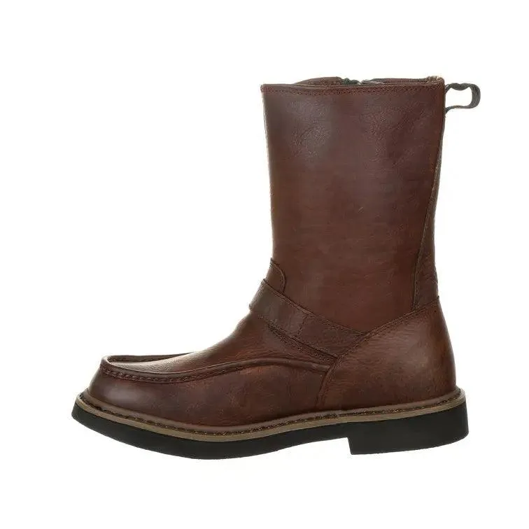 Georgia Boot Side-Zip Waterproof Work Wellington G4124