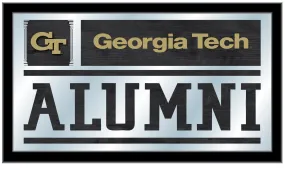 Georgia Tech Yellow Jackets Holland Bar Stool Co. Alumni Mirror (26 x 15)