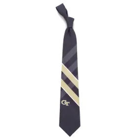 Georgia Tech Yellow Jackets Woven Polyester Grid Tie