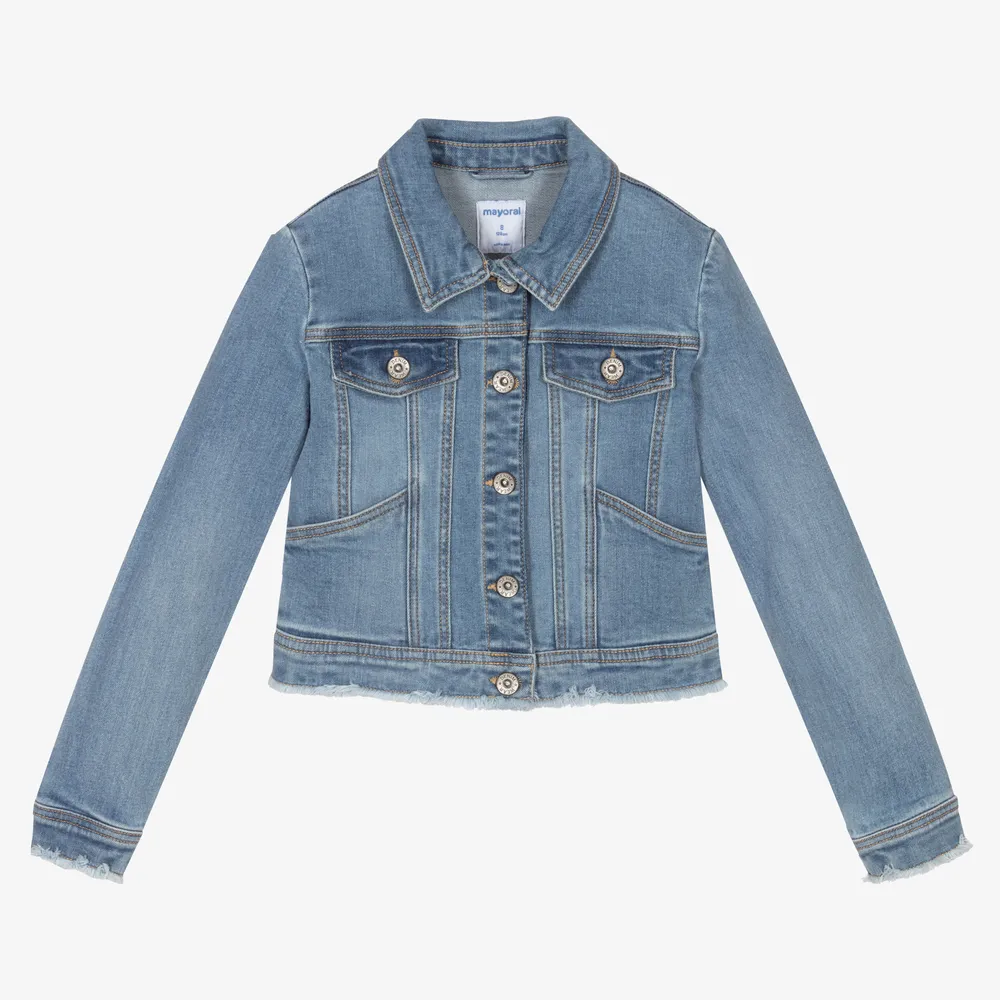 Girls Blue Denim Jacket