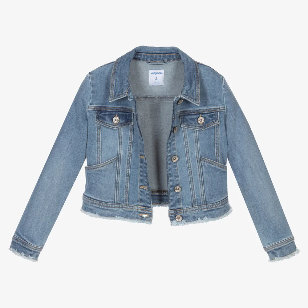 Girls Blue Denim Jacket