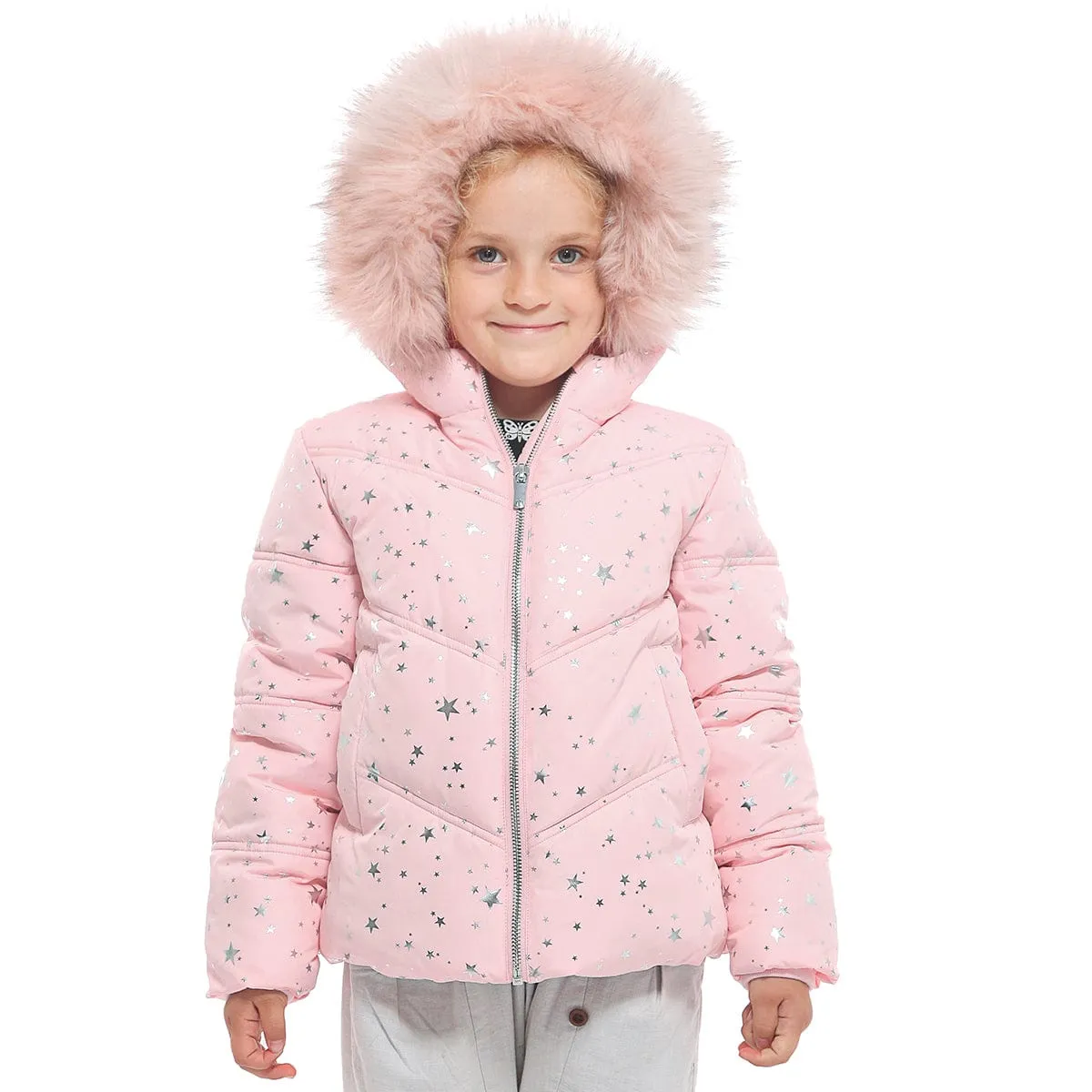 Girls' Heavyweight Puffer Jacket Bubble Coat