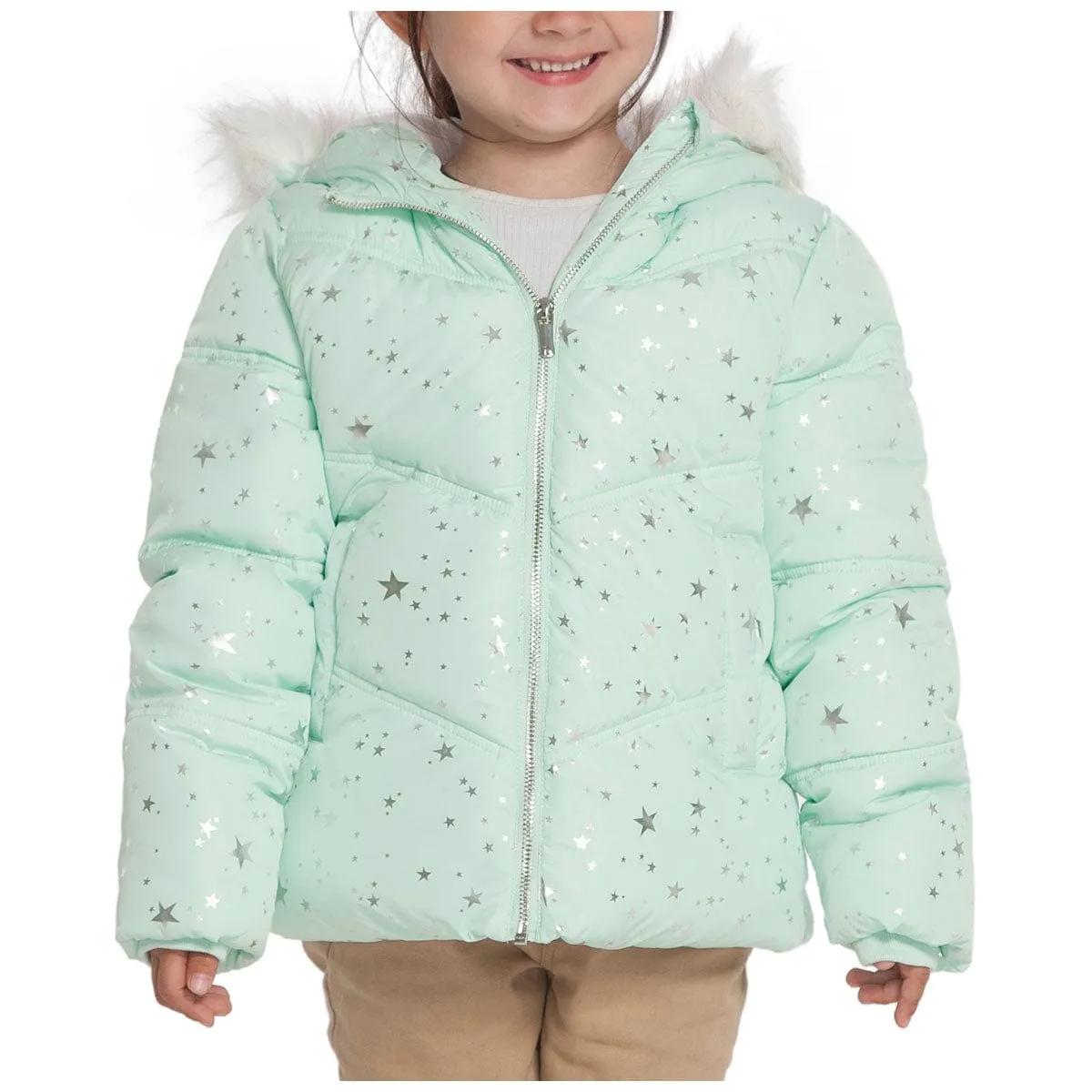 Girls' Heavyweight Puffer Jacket Bubble Coat