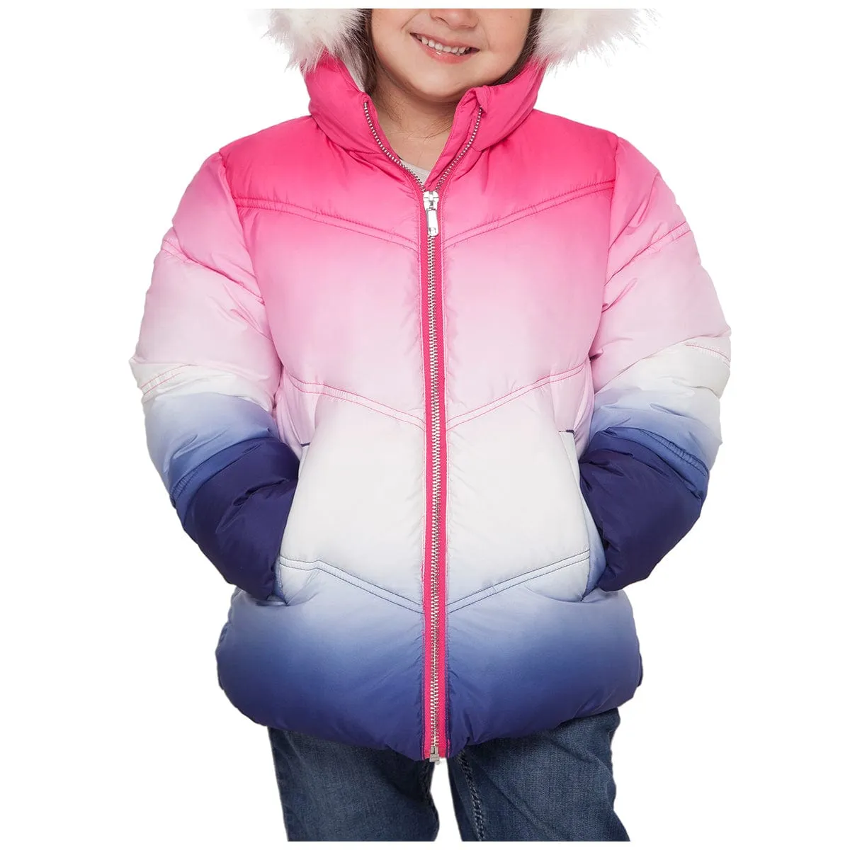 Girls' Heavyweight Puffer Jacket Bubble Coat