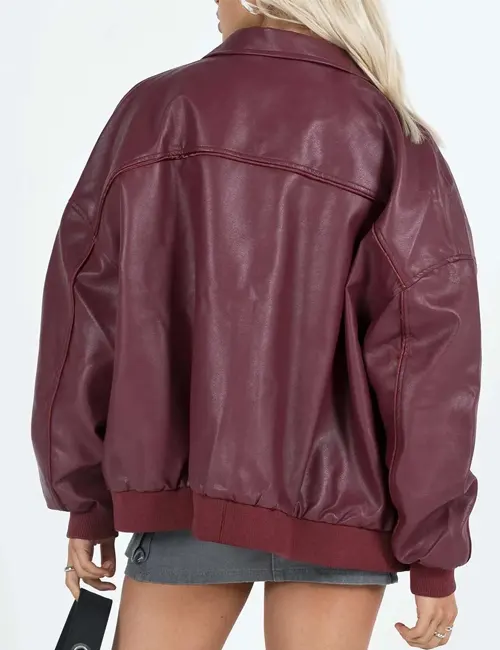 Goldsmith Faux Leather Bomber Jacket - William Jacket