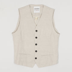 Hansen Natural Flax Waistcoat