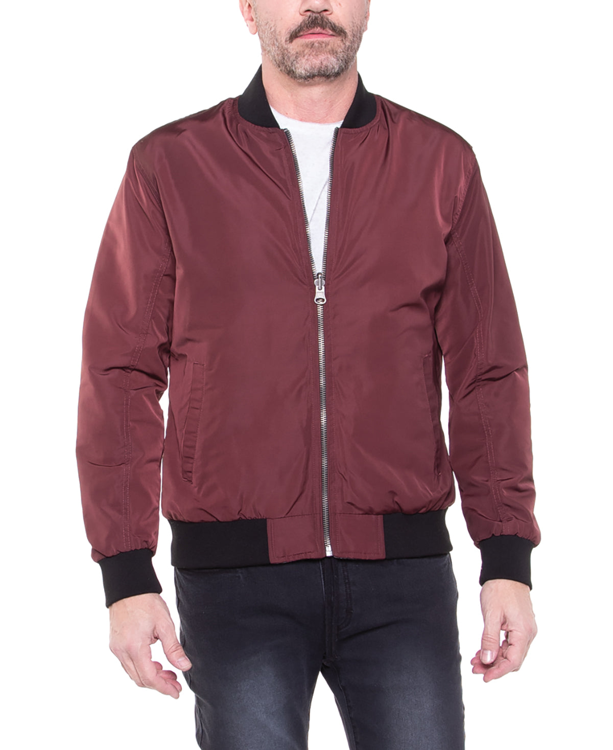 Harley Reversible Bomber Jacket (Mulberry)