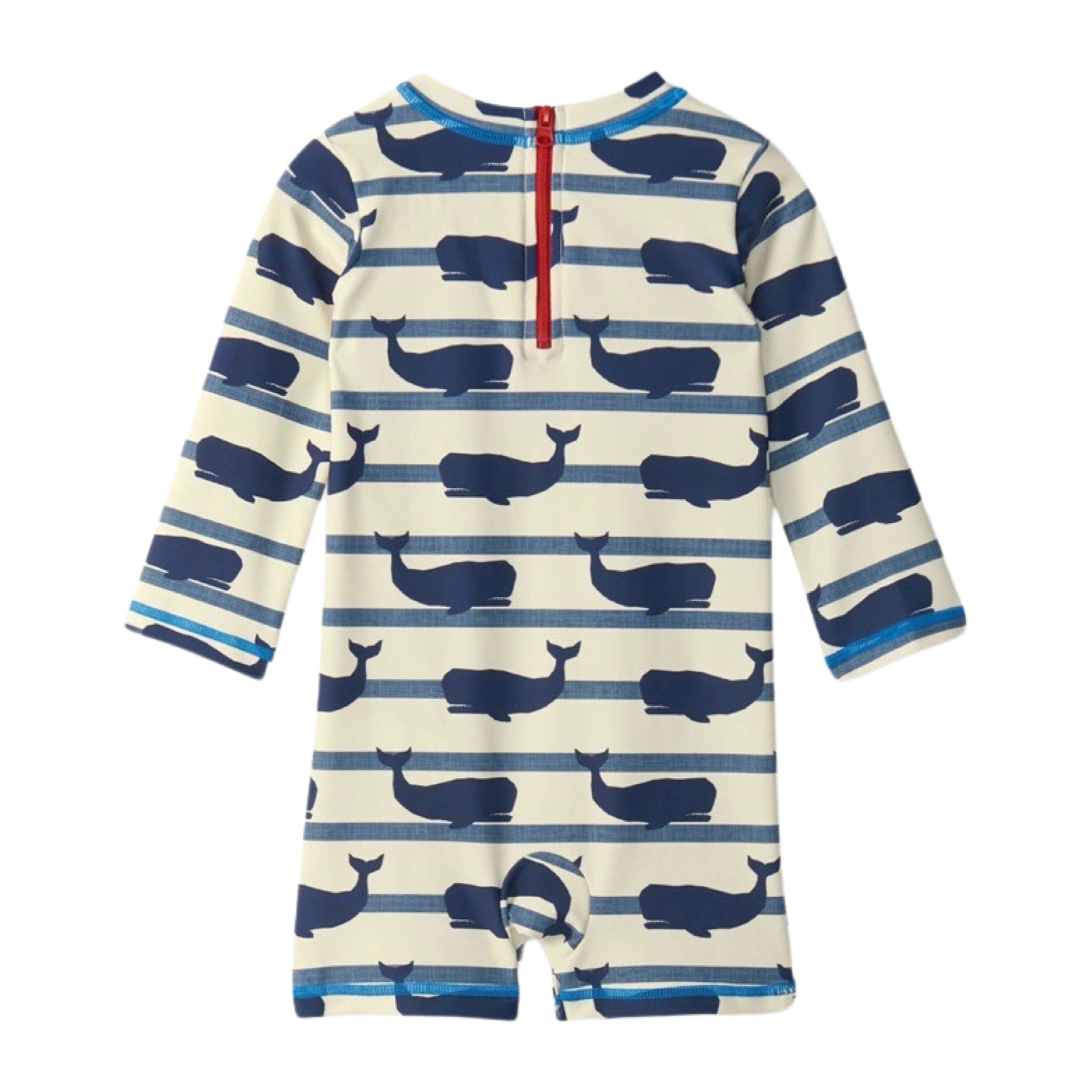 Hatley Baby Boys Nautical Whale One-Piece Rashguard