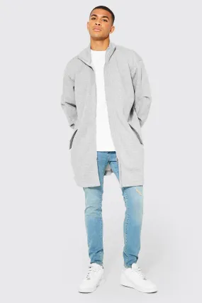 Heavy Jersey Funnel Neck Parka