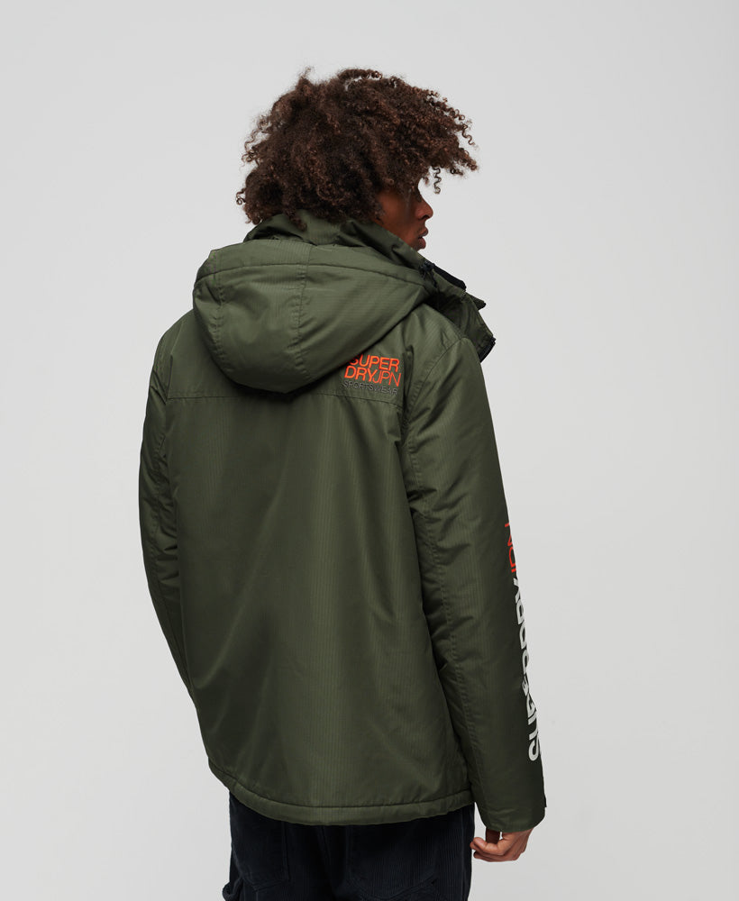 Hooded Yachter Windbreaker Jacket | Dark Moss Green