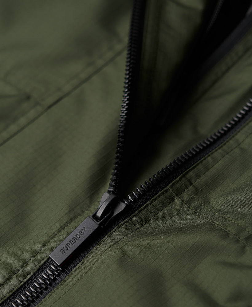 Hooded Yachter Windbreaker Jacket | Dark Moss Green