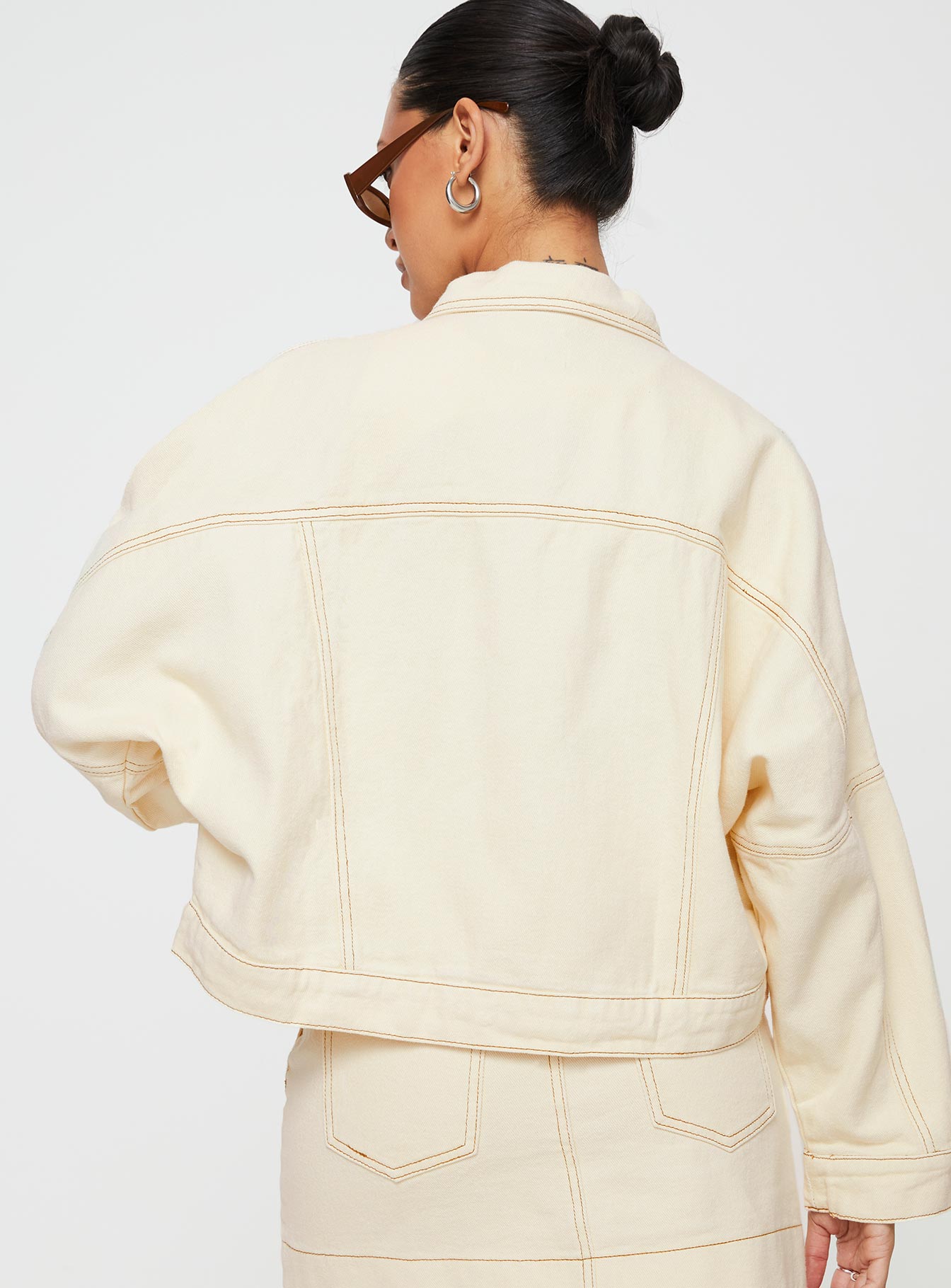 Hughes Jacket Cream Denim