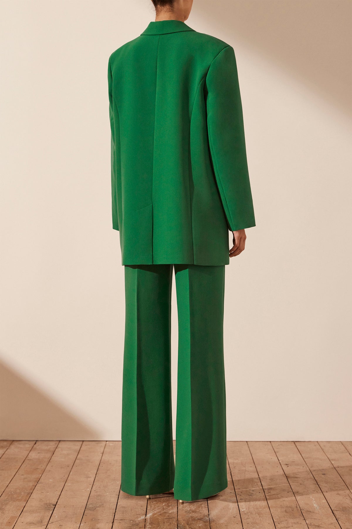 Irena Oversized Blazer - Tree Green