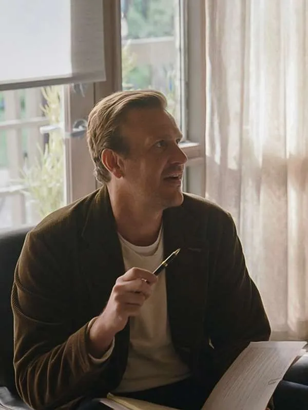 Jason Segel Shrinking Brown Blazer - New American Jackets