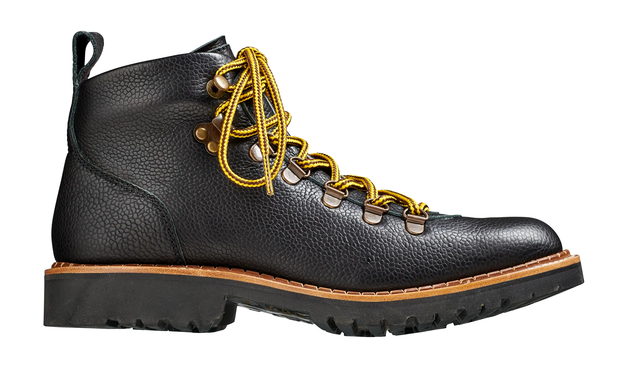 Julie - Black Grain Hiking Boot