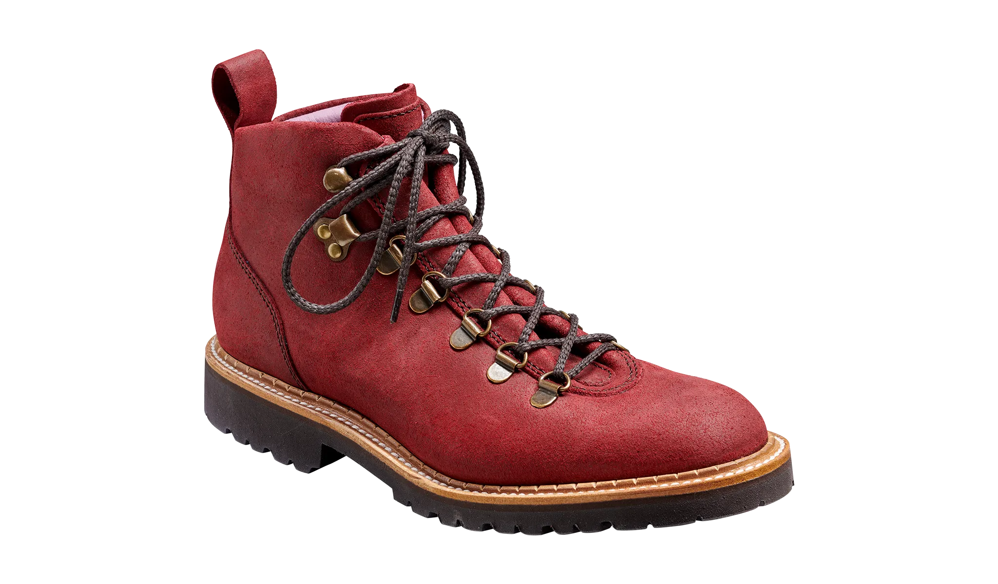 Julie - Plum Waxy Hiker Boot Womens